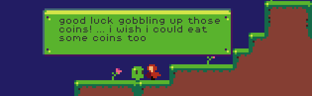 a title screen that reads COIN GOBBLER ADVANCE