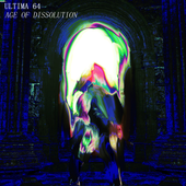 distorted by light, a figure stands in an archway